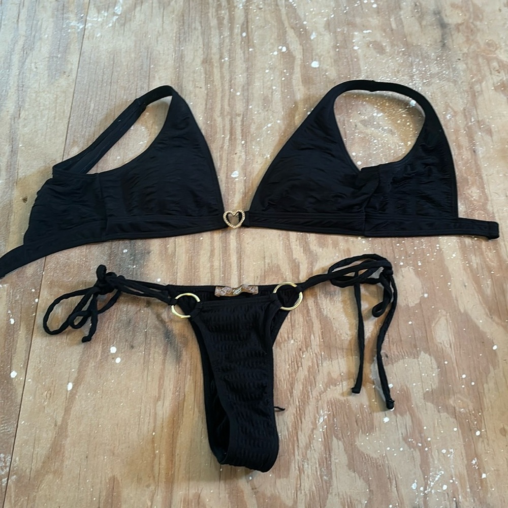 Cute black bikini from copper closet